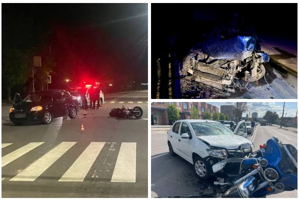 У Брацлаві Audi в’їхала в стіну, травмувалося немовля. За вихідні ще три ДТП сталися в області